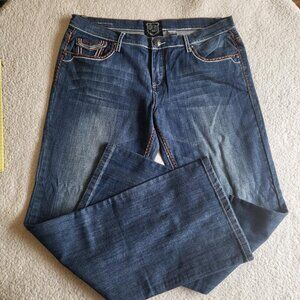Petrol Jeans, women's low rise wide boot, stretch, 33 x 32.  NWTs